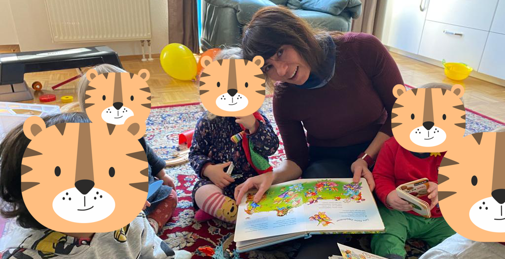 Rodica mit Kindern